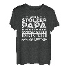 3 Drei 2 Ich bin stolzer Papa von Zwei großartigen Kindern T-Shirt