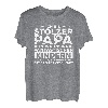 3 Drei 2 Ich bin stolzer Papa von Zwei großartigen Kindern T-Shirt