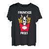 Frenchie Fries | Französische Bulldogge Bouledogue T-Shirt