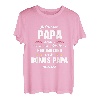 Herren Bonus Papa Stiefvater Vater Stiefpapa Vatertag T-Shirt