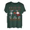 Weihnachtsmann Spielscheibe Golf Frisbee Sport Weihnachten Scheibe Golf T-Shirt