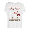 Weihnachtsmann Spielscheibe Golf Frisbee Sport Weihnachten Scheibe Golf T-Shirt