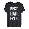 Papa Vater Spruch Lustig Vatertag Geschenk Best Dad Ever T-Shirt