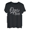 Herren Erstes Mal Opa Est 2021 Geschenk T-Shirt