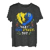 Cute World Down Syndrome Awareness Day Love 3.21 Herz T-Shirt