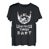 Herren Legenden tragen Bart - Bartträger Vollbart Geschenk T-Shirt