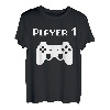 Herren Gamer Zocker Papa Vater Sohn Partnerlook Vatertag Geschenk T-Shirt