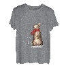 Meowy Weihnachts-Katzen Weihnachten Schnee Kätzchen lustiges Geschenk für Frauen T-Shirt