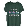 Es ist ok anders zu sein lustig Flamingo Unicorn Spruch T-Shirt