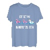 Es ist ok anders zu sein lustig Flamingo Unicorn Spruch T-Shirt