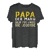 Witziges Vatertagsgeschenk Papa T-Shirt für Bollerwagen Tour T-Shirt
