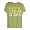 Witziges Vatertagsgeschenk Papa T-Shirt für Bollerwagen Tour T-Shirt
