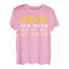 Witziges Vatertagsgeschenk Papa T-Shirt für Bollerwagen Tour T-Shirt
