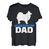 Pomeranian Zwergspitz Papa T-Shirt
