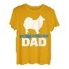 Pomeranian Zwergspitz Papa T-Shirt