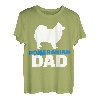 Pomeranian Zwergspitz Papa T-Shirt