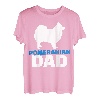 Pomeranian Zwergspitz Papa T-Shirt