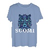Finnland Wolf bunt Suomi T-Shirt