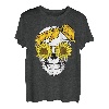 Totenkopf Sonnenblumen Hemd, niedlich, Blumen motiv T-Shirt