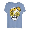 Totenkopf Sonnenblumen Hemd, niedlich, Blumen motiv T-Shirt