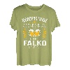 Herren Falko Name Geschenk-Idee Geburtstag Lustiger Spruch T-Shirt