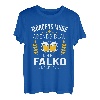 Herren Falko Name Geschenk-Idee Geburtstag Lustiger Spruch T-Shirt