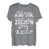 Herren Gamer Ehemann Lustige Sprüche Konsole Gaming PC Zocker T-Shirt