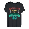 Bester Papa der Welt in Version 40 Geburtstag Papa T-Shirt