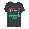 Bester Papa der Welt in Version 40 Geburtstag Papa T-Shirt