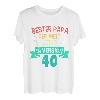 Bester Papa der Welt in Version 40 Geburtstag Papa T-Shirt
