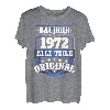 Baujahr 1972 Geschenk Geburtstag Shirt Jahrgang 72