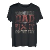 Herren If Dad Cant Fix It No One Can Vater Papa T-Shirt