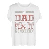 Herren If Dad Cant Fix It No One Can Vater Papa T-Shirt
