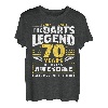 Herren Dartpfeile zum 70. Geburtstag, 70 Jahre T-Shirt