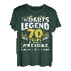 Herren Dartpfeile zum 70. Geburtstag, 70 Jahre T-Shirt