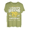 Herren Dartpfeile zum 70. Geburtstag, 70 Jahre T-Shirt