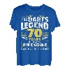Herren Dartpfeile zum 70. Geburtstag, 70 Jahre T-Shirt