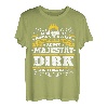 Dirk Name Lustiges Majestät Shirt Vorname Geschenk-Idee