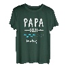 Papa 2021 Werdender Vater Eltern Schwangerschaft Geschenk T-Shirt