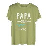 Papa 2021 Werdender Vater Eltern Schwangerschaft Geschenk T-Shirt