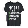 My Dad Personal Bank Joke Machine Hero Vatertag Idee T-Shirt