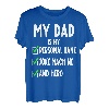 My Dad Personal Bank Joke Machine Hero Vatertag Idee T-Shirt