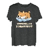 Offizielles Shiba Inu Pyjama Nachthemd Schlaf T-Shirt