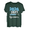 Herren Werdender Papa 2023 Loading Nachwuchs Vater T-Shirt