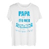 Papa Vater lustiger Spruch Geschenk zum Vatertag Weihnachten T-Shirt