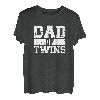 Zwillinge Papa Vater T-Shirt