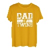 Zwillinge Papa Vater T-Shirt