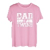 Zwillinge Papa Vater T-Shirt