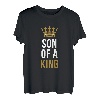 Kinder Vater Sohn Partnerlook Son Of A King Partneroutfit T-Shirt