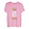 Kinder Vater Sohn Partnerlook Son Of A King Partneroutfit T-Shirt